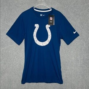 Nike NFL Mens Colts Team Apparel Blue TShirt Size S NWT
